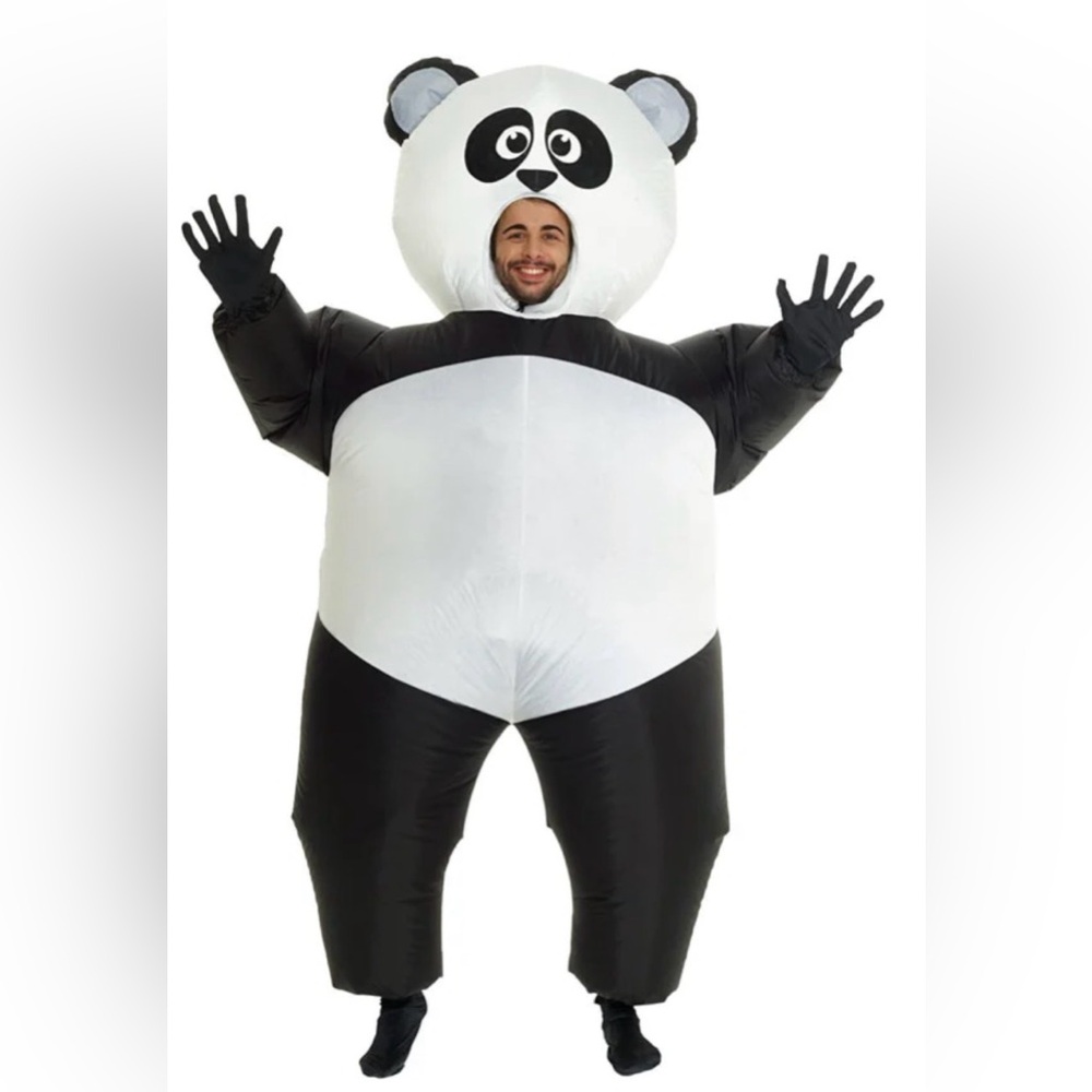 Morph costume giant inflatable panda adult costume. NWT one size
